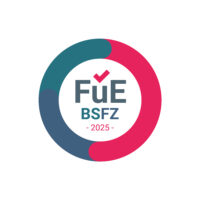 Unser Team 21 BSFZ Seal for outstanding research and development